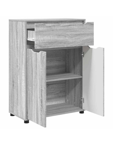 Mobile da Bagno con cassetto Grigio Sonoma 72,5 x 36,5 x 100 cm