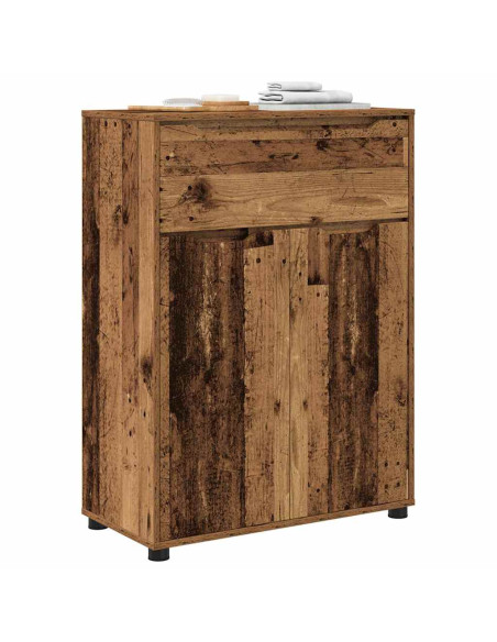 Mobile da Bagno con cassetto Legno vecchio 72,5 x 36,5 x 100 cm