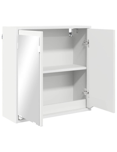 Mobiletto per specchio da bagno Bianco 60 x 20 x 60 cm