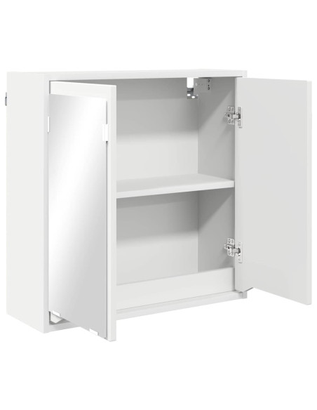 Mobiletto per specchio da bagno Bianco 60 x 20 x 60 cm