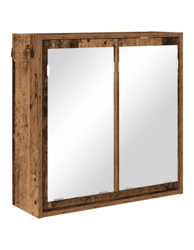 Mobiletto per specchio da bagno Legno vecchio 60 x 20 x 60 cm