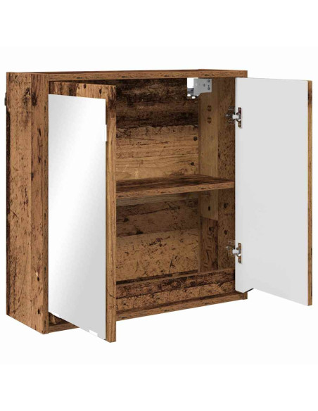 Mobiletto per specchio da bagno Legno vecchio 60 x 20 x 60 cm