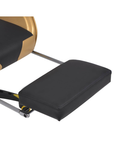 Sedia da gaming Oro 70 x 71 x 136 cm Pelle Artificiale