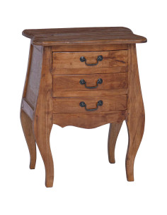 Cassa di stoccaggio 48 x 35 x 64 cm Legno di Mogano Massello 2