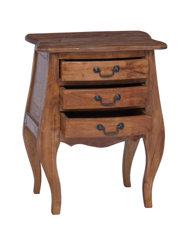 Cassa di stoccaggio 48 x 35 x 64 cm Legno di Mogano Massello