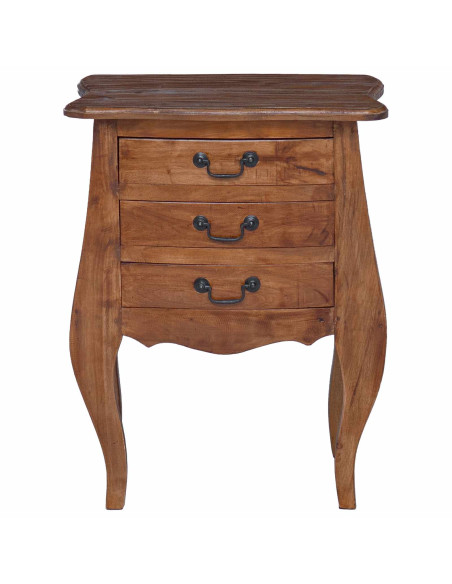 Cassa di stoccaggio 48 x 35 x 64 cm Legno di Mogano Massello