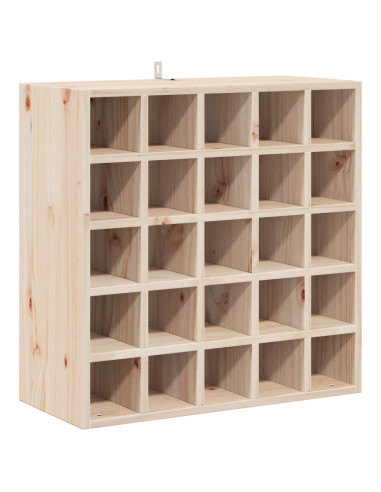 Portabottiglie 2 pcs Naturale 56 x 25 x 56 cm Pino massello
