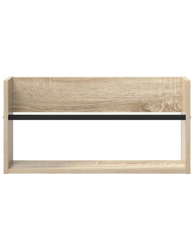 Scaffale per riviste Rovere Sonoma 60 x 12 x 30 cm