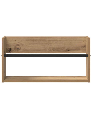 Scaffale per riviste Rovere artigianale 60 x 12 x 30 cm