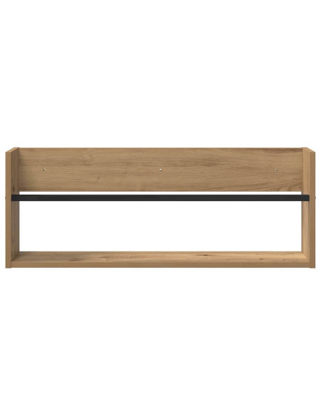 Scaffale per riviste Rovere artigianale 80 x 12 x 30 cm