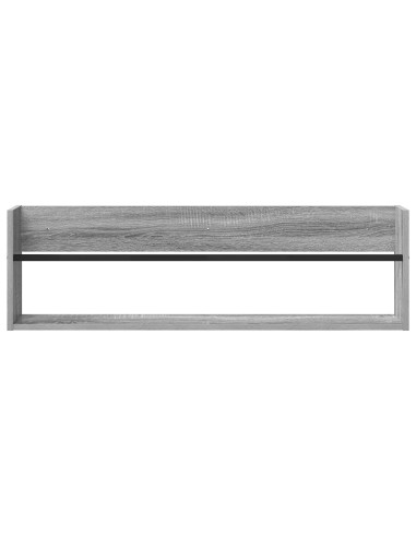 Scaffale per riviste Grigio Sonoma 100 x 12 x 30 cm