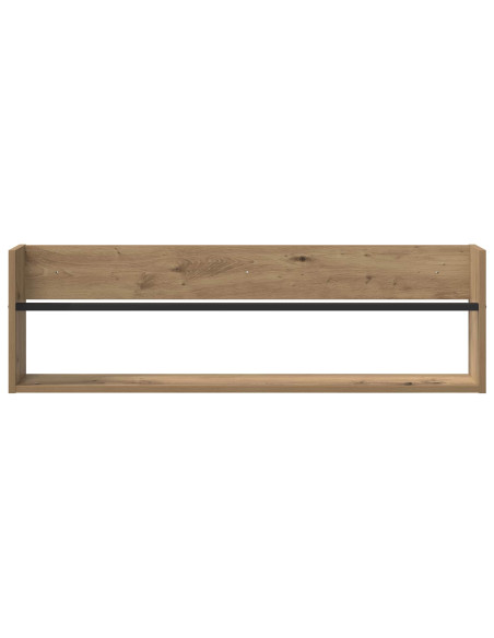 Scaffale per riviste Rovere artigianale 100 x 12 x 30 cm
