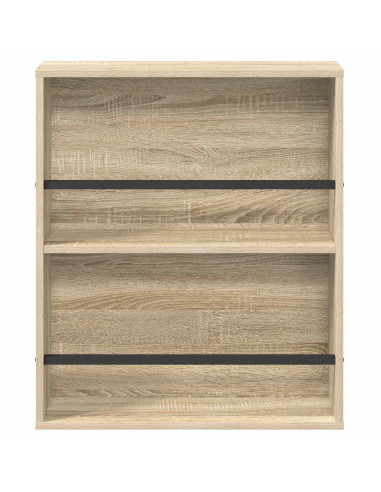 Scaffale per riviste Rovere Sonoma 60 x 12 x 70 cm