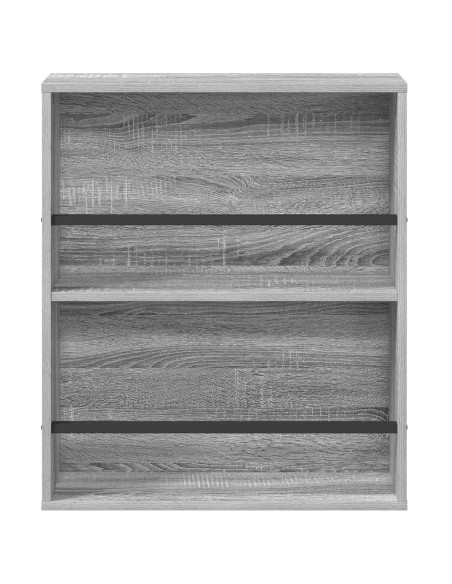 Scaffale per riviste Grigio Sonoma 60 x 12 x 70 cm