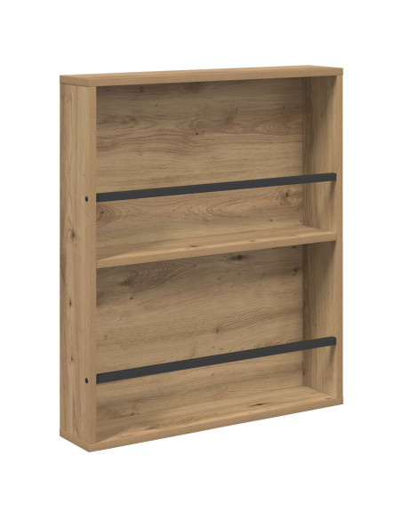 Scaffale per riviste Rovere artigianale 60 x 12 x 70 cm