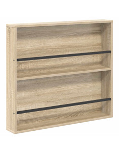 Scaffale per riviste Rovere Sonoma 80 x 12 x 70 cm 2