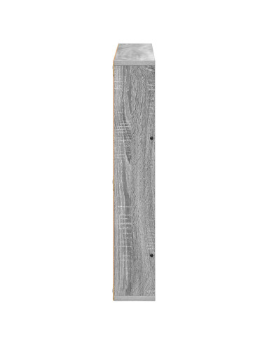 Scaffale per riviste Grigio Sonoma 80 x 12 x 70 cm