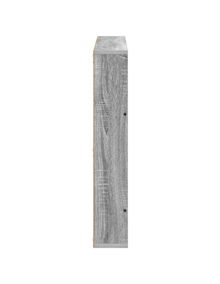 Scaffale per riviste Grigio Sonoma 80 x 12 x 70 cm