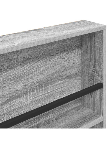 Scaffale per riviste Grigio Sonoma 80 x 12 x 70 cm