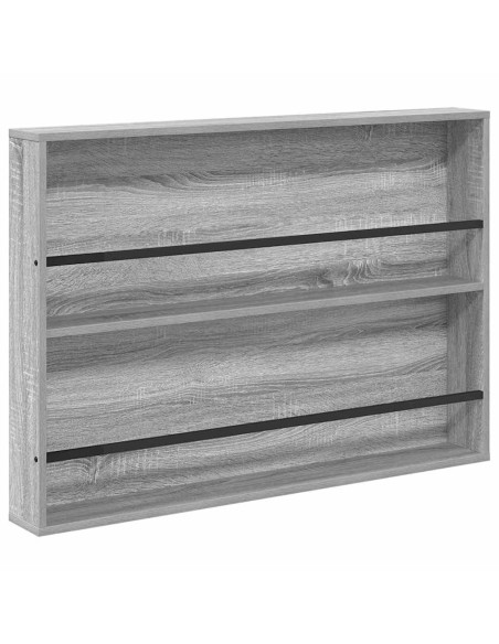 Scaffale per riviste 2 pcs Grigio Sonoma 100 x 12 x 70 cm