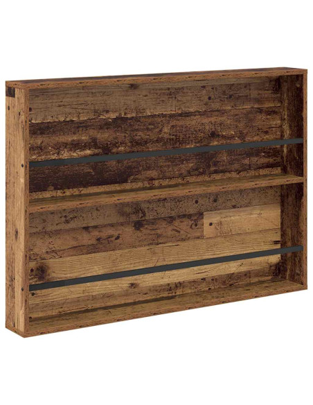 Scaffale per riviste 2 pcs Legno vecchio 100 x 12 x 70 cm