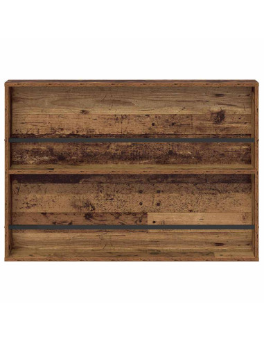 Scaffale per riviste 2 pcs Legno vecchio 100 x 12 x 70 cm
