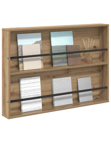 Scaffale per riviste Rovere artigianale 100 x 12 x 70 cm