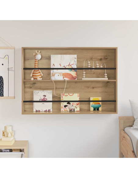 Scaffale per riviste Rovere artigianale 100 x 12 x 70 cm