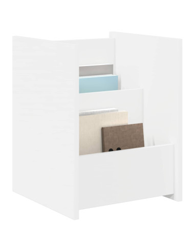 Scaffale per riviste Bianco 35 x 35 x 45 cm Legno multistrato