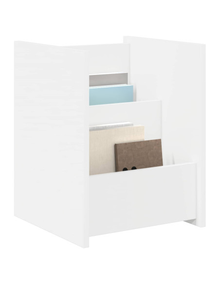 Scaffale per riviste Bianco 35 x 35 x 45 cm Legno multistrato