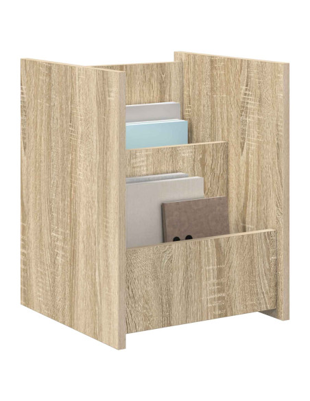 Scaffale per riviste Rovere Sonoma 35 x 35 x 45 cm