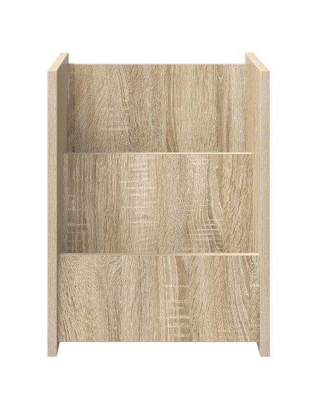Scaffale per riviste Rovere Sonoma 35 x 35 x 45 cm