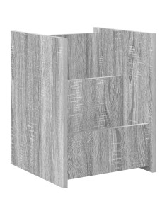 Scaffale per riviste Grigio Sonoma 35 x 35 x 45 cm 2