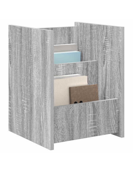 Scaffale per riviste Grigio Sonoma 35 x 35 x 45 cm