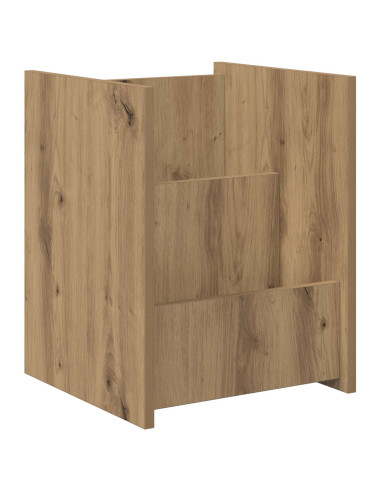 Scaffale per riviste Rovere artigianale 35 x 35 x 45 cm