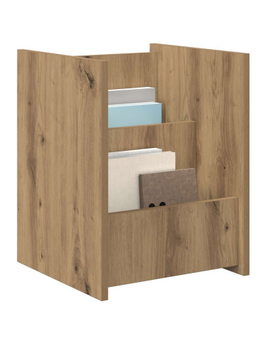 Scaffale per riviste Rovere artigianale 35 x 35 x 45 cm
