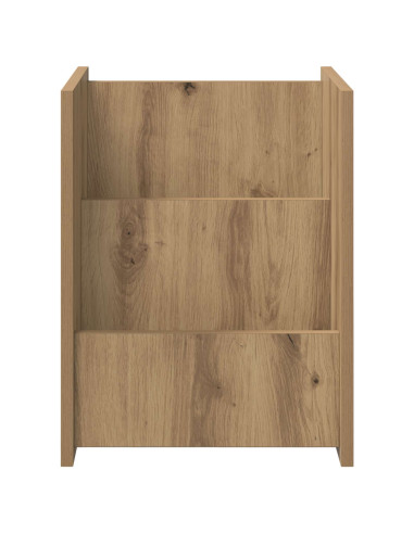 Scaffale per riviste Rovere artigianale 35 x 35 x 45 cm