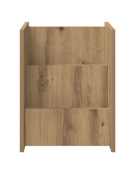 Scaffale per riviste Rovere artigianale 35 x 35 x 45 cm