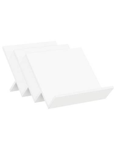 Scaffale per riviste Bianco 53 x 40 x 28.5 cm Legno multistrato