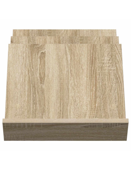 Scaffale per riviste Rovere Sonoma 53 x 40 x 28.5 cm