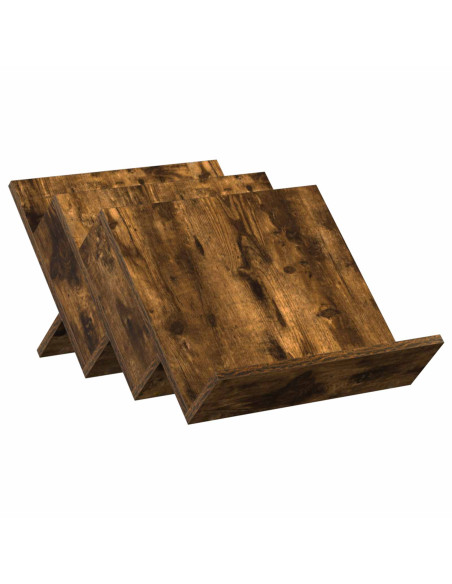 Scaffale per riviste Rovere fumé 53 x 40 x 28.5 cm