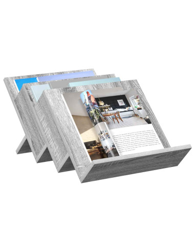 Scaffale per riviste Grigio Sonoma 53 x 40 x 28.5 cm
