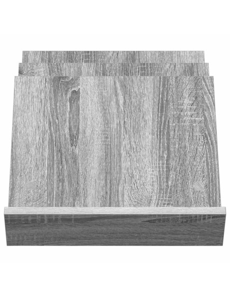 Scaffale per riviste Grigio Sonoma 53 x 40 x 28.5 cm