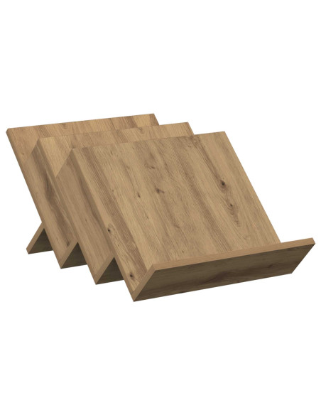 Scaffale per riviste Rovere artigianale 53 x 40 x 28.5 cm