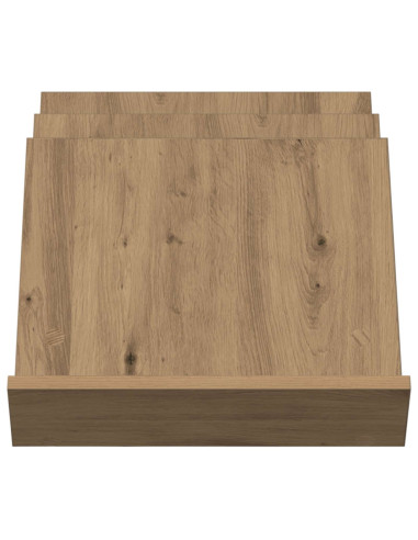 Scaffale per riviste Rovere artigianale 53 x 40 x 28.5 cm