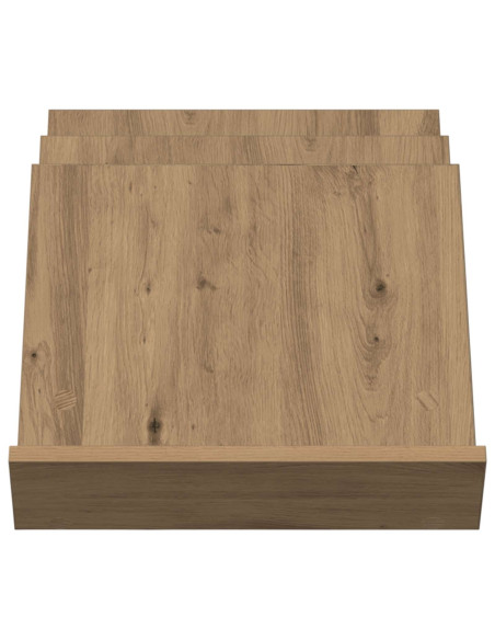 Scaffale per riviste Rovere artigianale 53 x 40 x 28.5 cm