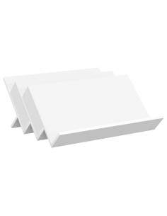 Scaffale per riviste Bianco 65 x 53 x 28,5 cm Legno multistrato 2