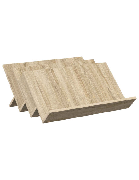 Scaffale per riviste Rovere Sonoma 65 x 53 x 28,5 cm