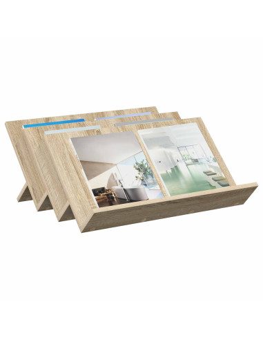 Scaffale per riviste Rovere Sonoma 65 x 53 x 28,5 cm