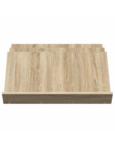 Scaffale per riviste Rovere Sonoma 65 x 53 x 28,5 cm